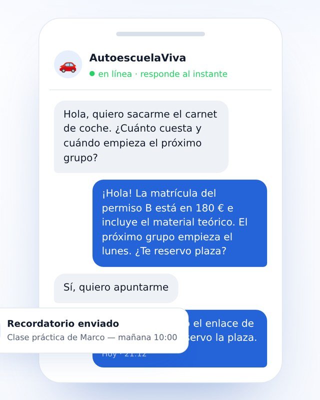 Caso de éxito — Autoescuela, Alcalá de Henares (3 sedes)