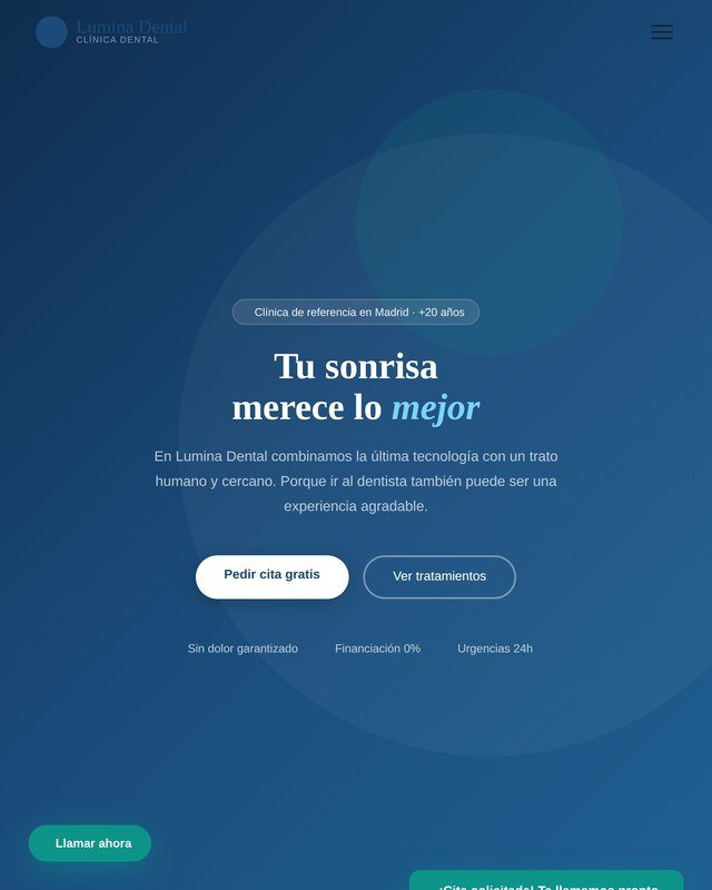 Caso de éxito — Clínica dental, Madrid